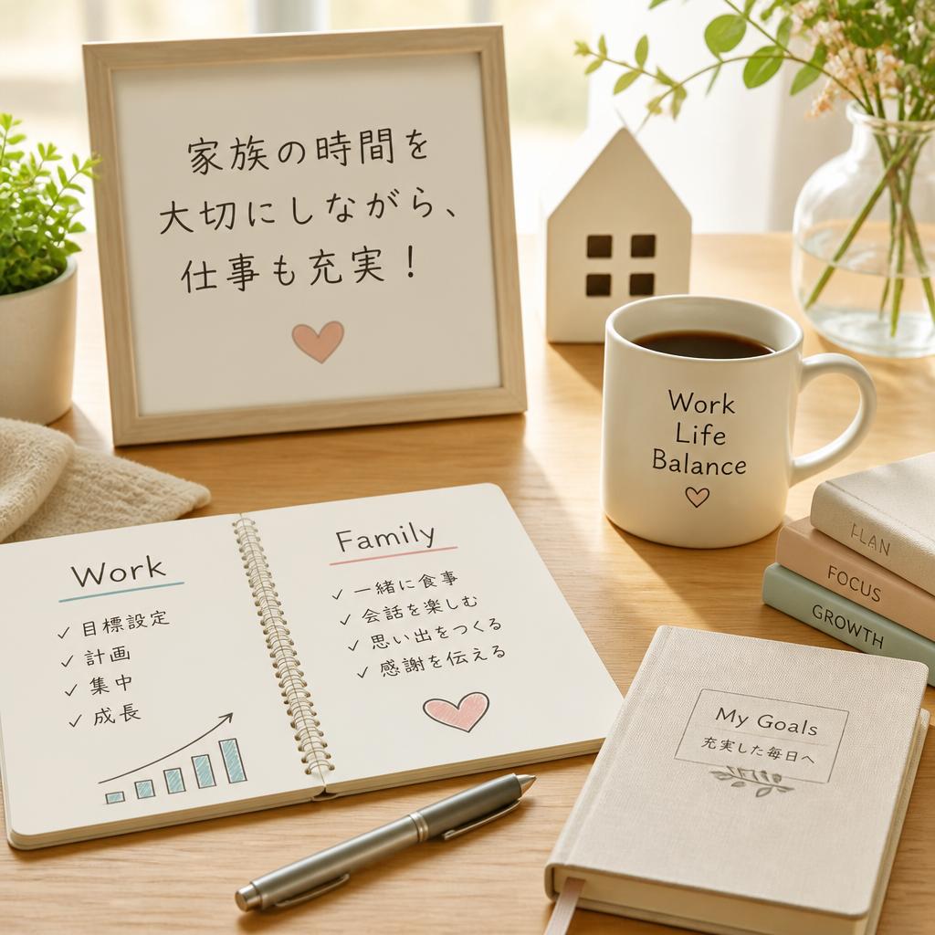 家族の時間を大切にしながら、仕事も充実！
